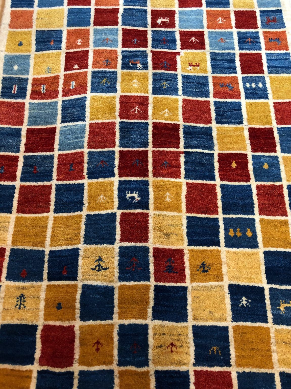 Zollanvari Gabbeh Teppich Bunt 169 x 117 cm – Morgenland-Bazar