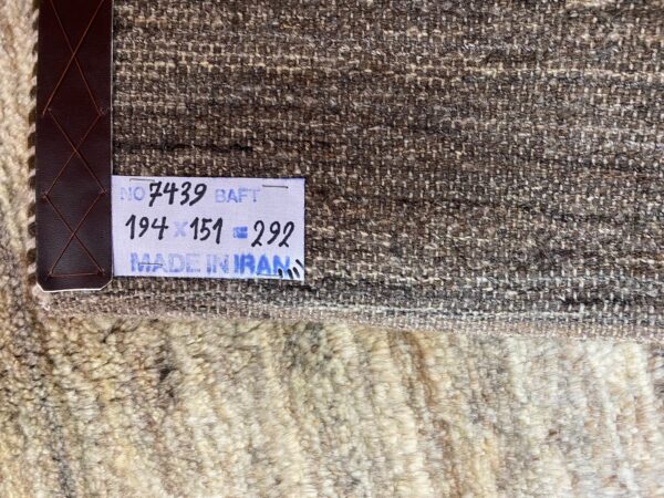 Handgeknüpfter Perser Gabbeh Teppich 194 x 151/ Morgenland Bazar – Bild 6