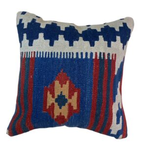 Kelim Kissen 40x40 Handgewebt Unikat