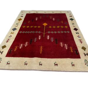 Handgeknüpfter Perser Gabbeh Teppich 200x149