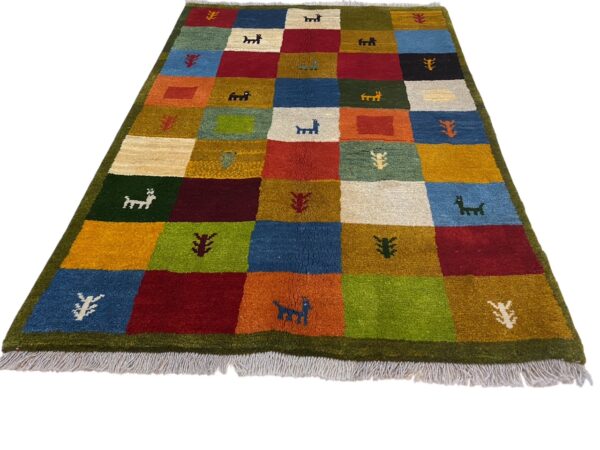 Perser Gabbeh Nomad 148x102 Unikat – Bild 2