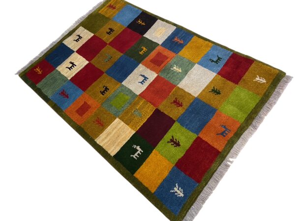 Perser Gabbeh Nomad 148x102 Unikat – Bild 4