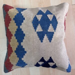 Kelim Kissen 40x40 Unikat Handgewebt Morgenland Bazar
