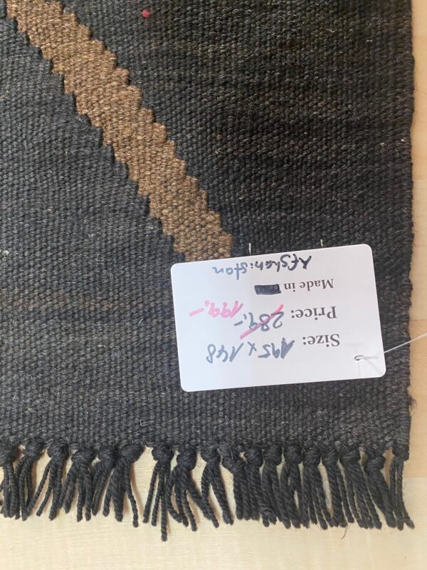 Kelim Teppich Boho Handgewebt 195x148 Morgenland Bazar – Bild 7