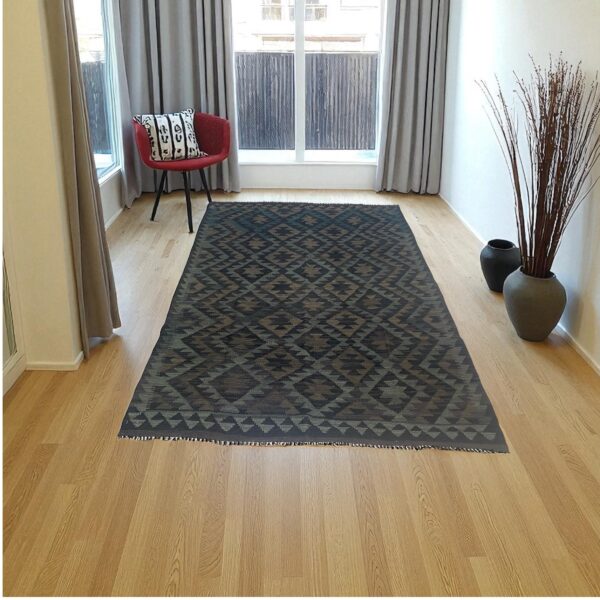 Morgenland Bazar Manama Kelim Teppich 197x152 Unikat