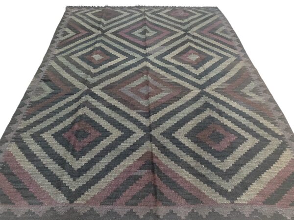 Morgenland Bazar Kelim Teppich 200x150 Unikat – Bild 2