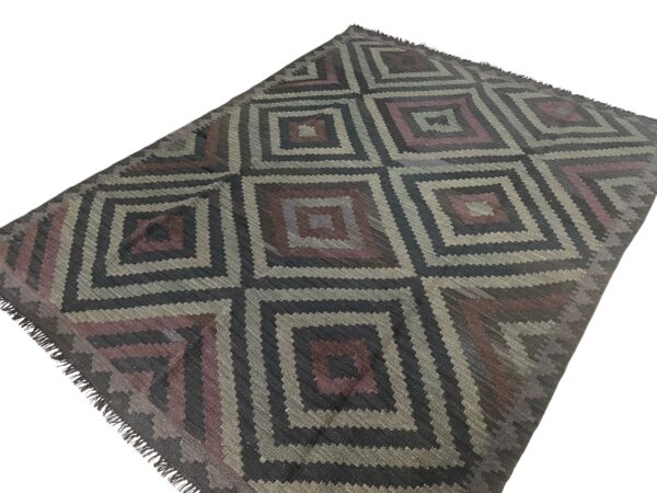 Morgenland Bazar Kelim Teppich 200x150 Unikat – Bild 3