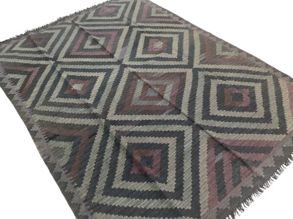 Morgenland Bazar Kelim Teppich 200x150 Unikat – Bild 4