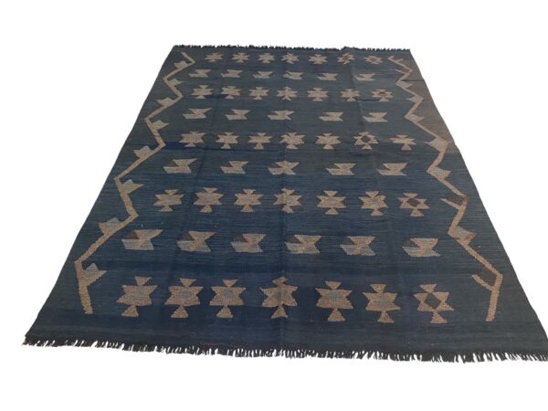 Kelim Teppich Boho Handgewebt 195x148 Morgenland Bazar