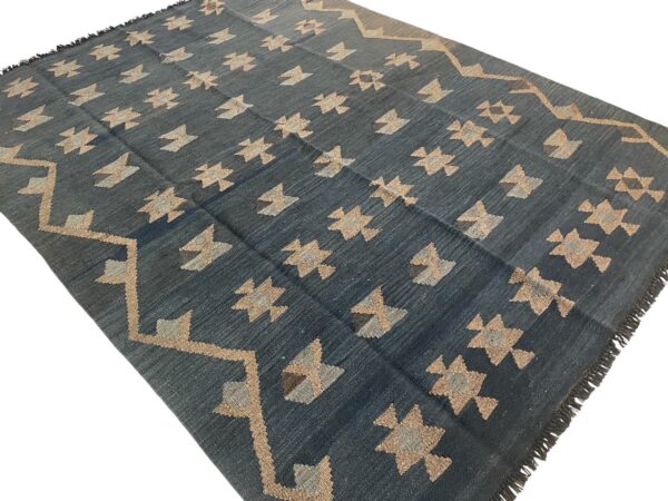 Kelim Teppich Boho Handgewebt 195x148 Morgenland Bazar – Bild 5