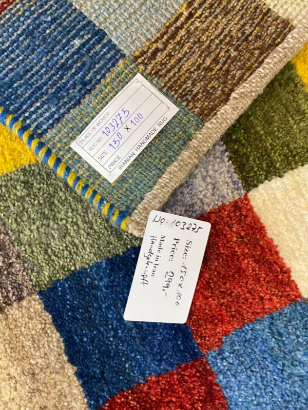 Morgenland Bazar Original Gabbeh Teppich 150x100 Unikat – Bild 6