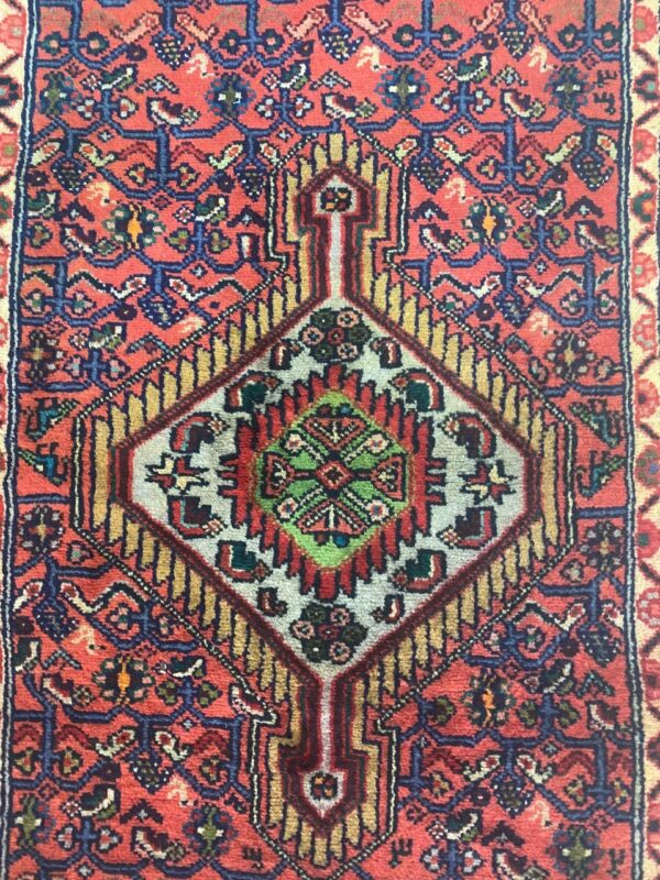 Original Handgeknüpfter Perserteppich Zanjan Läufer 210x80 cm – Bild 5