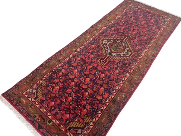 Original Handgeknüpfter Perserteppich Zanjan Läufer 210x80 cm – Bild 3
