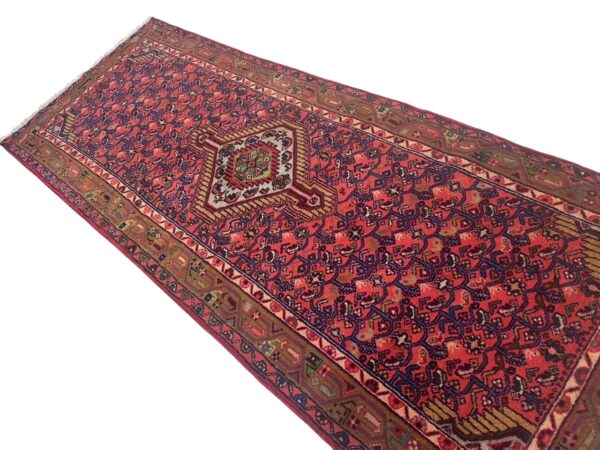Original Handgeknüpfter Perserteppich Zanjan Läufer 210x80 cm – Bild 4