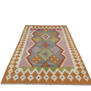 Armita Kelim Teppich 183x120 Handgewebt Unikat