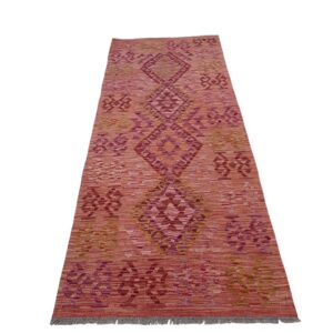 Abtin Kelim Läufer Teppich 202x81 Unikat