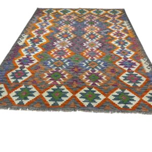 Abiijan Kelim Teppich 231x170 Handgewebt Boho