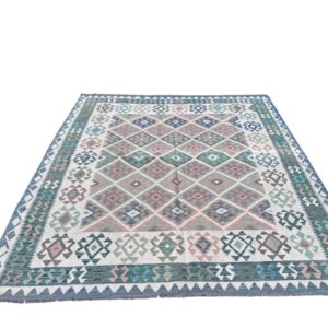 Kelim Teppich Tareq 238x198 Unikat Handgewebt