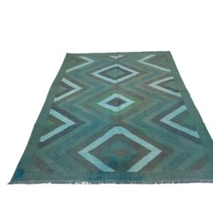 Gilan Kelim Teppich 201x144 Handgewebt Unikat