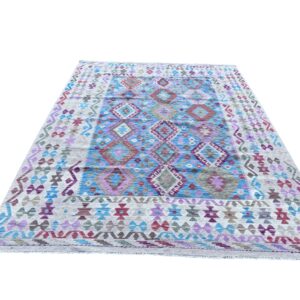 Taj Kelim Teppich Handgewebt 290x205 Unikat